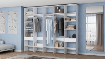 Стеллаж для одежды Мирта 69 BMS - новинка