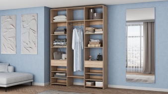 Стеллаж для одежды Мирта 93 BMS в рассрочку