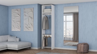 Стеллаж для одежды Мирта 30 BMS - новинка