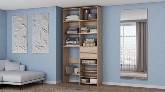 Стеллаж для одежды Мирта 86 BMS в рассрочку