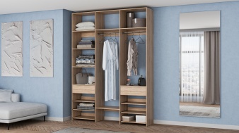 Стеллаж для одежды Мирта 89 BMS в рассрочку