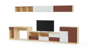 Стенка с рабочей зоной Мирикл BMS - новинка