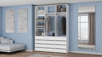 Стеллаж для одежды Мирта 48 BMS - новинка