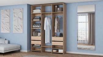 Стеллаж для одежды Мирта 90 BMS в рассрочку