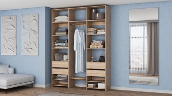 Стеллаж для одежды Мирта 94 BMS в рассрочку