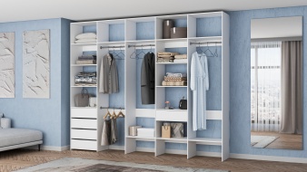 Стеллаж для одежды Мирта 73 BMS - новинка