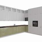 Кухня Зеленая BMS - Фото 2
