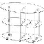 Схема сборки Журнальный стол №9 BMS