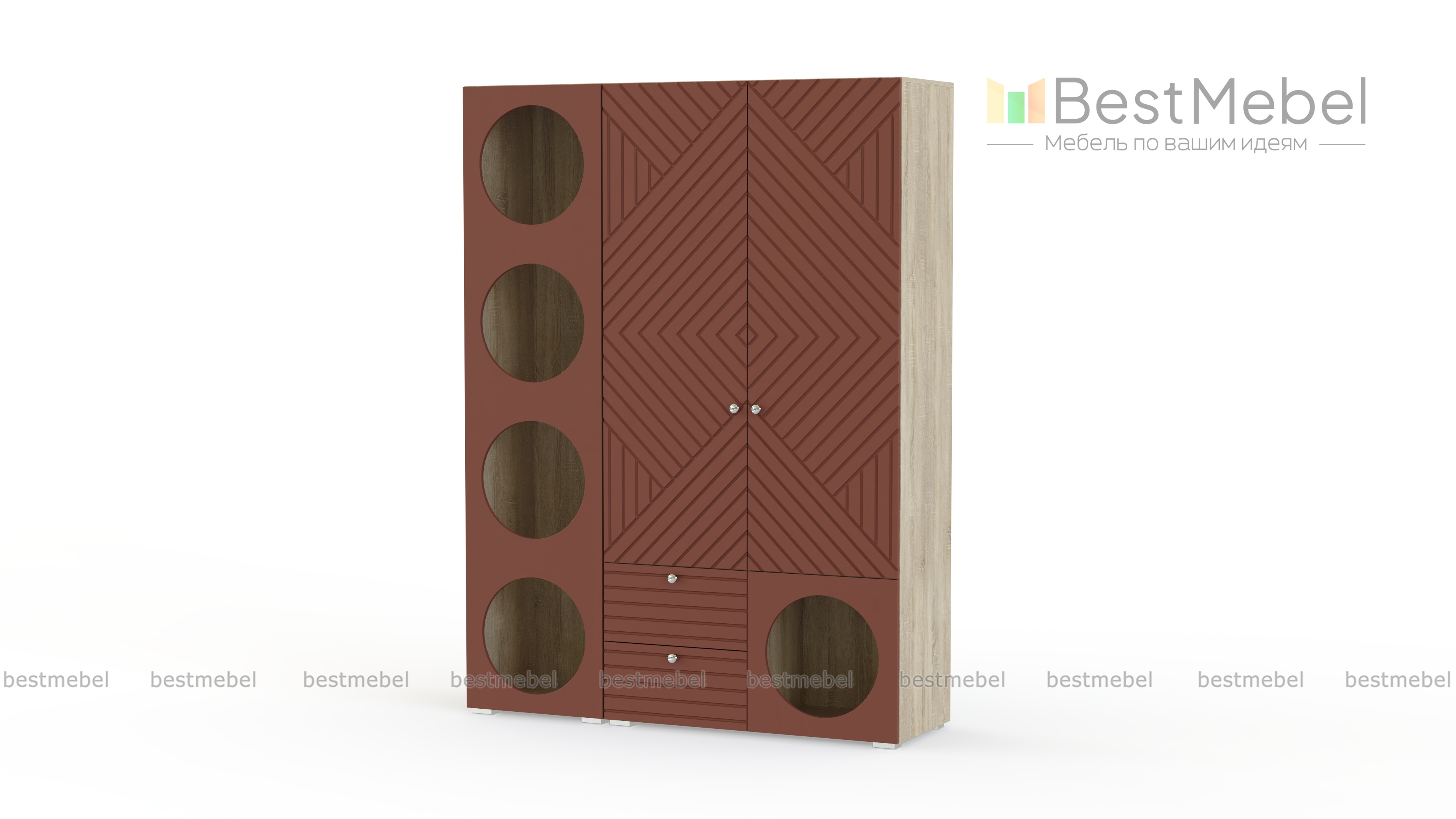 Шкаф распашной Авелин 15 BMS