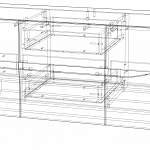 Чертеж Тумба под ТВ Мадина 9 BMS