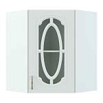 Шкаф верхний угловой остекленный Настя BMS - Фото 7