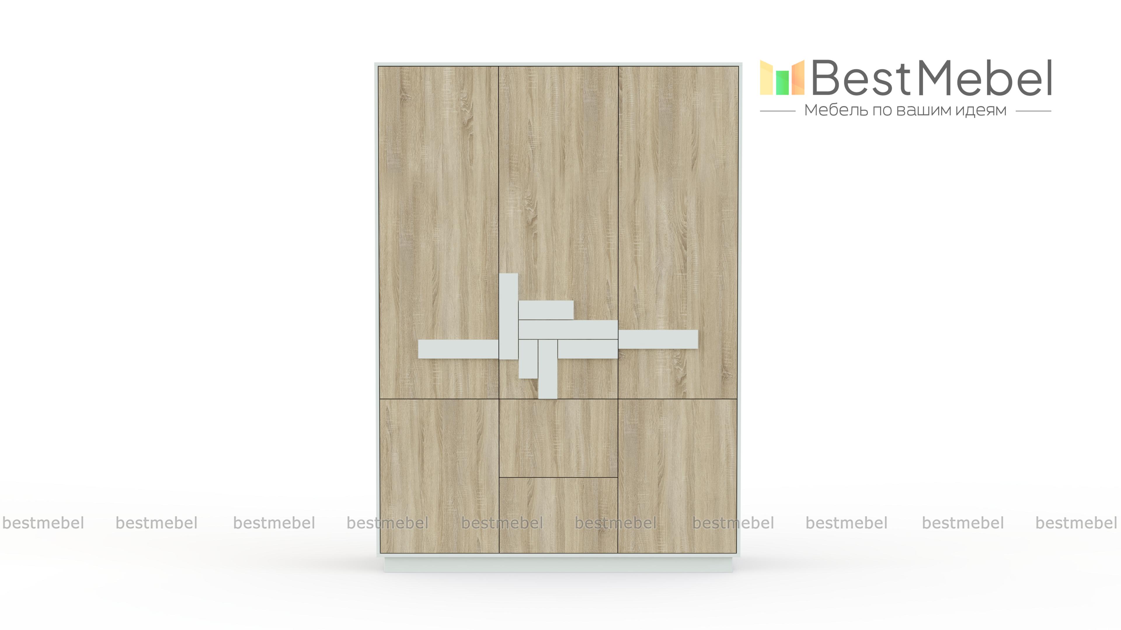 Шкаф распашной Анлер 3.2 BMS - Фото