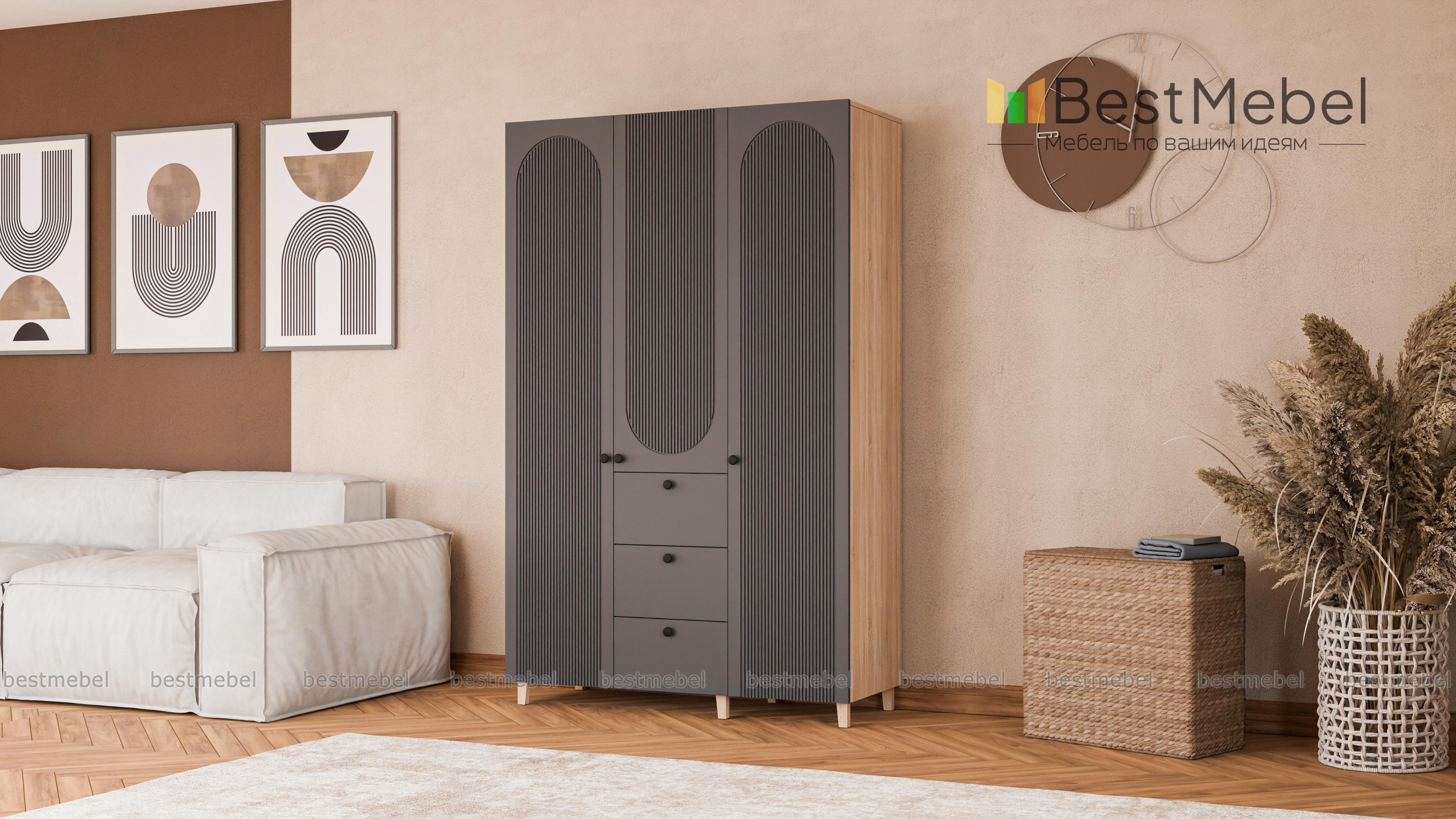 Шкаф распашной Рене 22 BMS - Фото