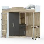 Кровать-чердак со столом Ника 427 BMS - Фото 6