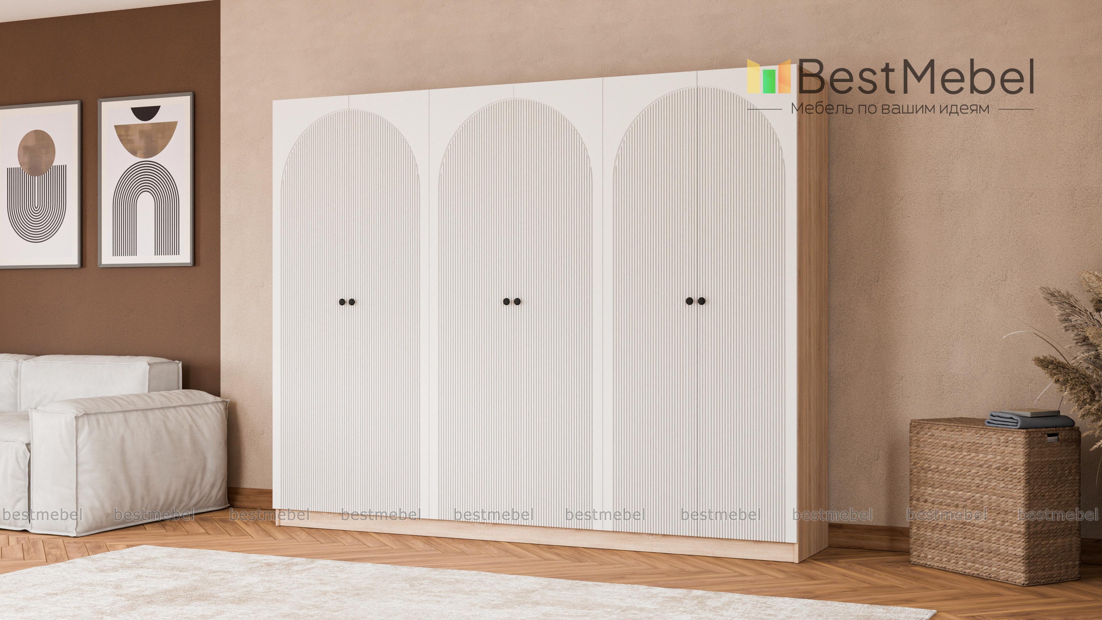 Шкаф распашной Вивьен 16 BMS - Фото