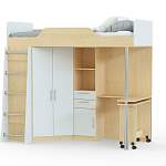 Кровать-чердак со столом Ника 427 BMS - Фото 7