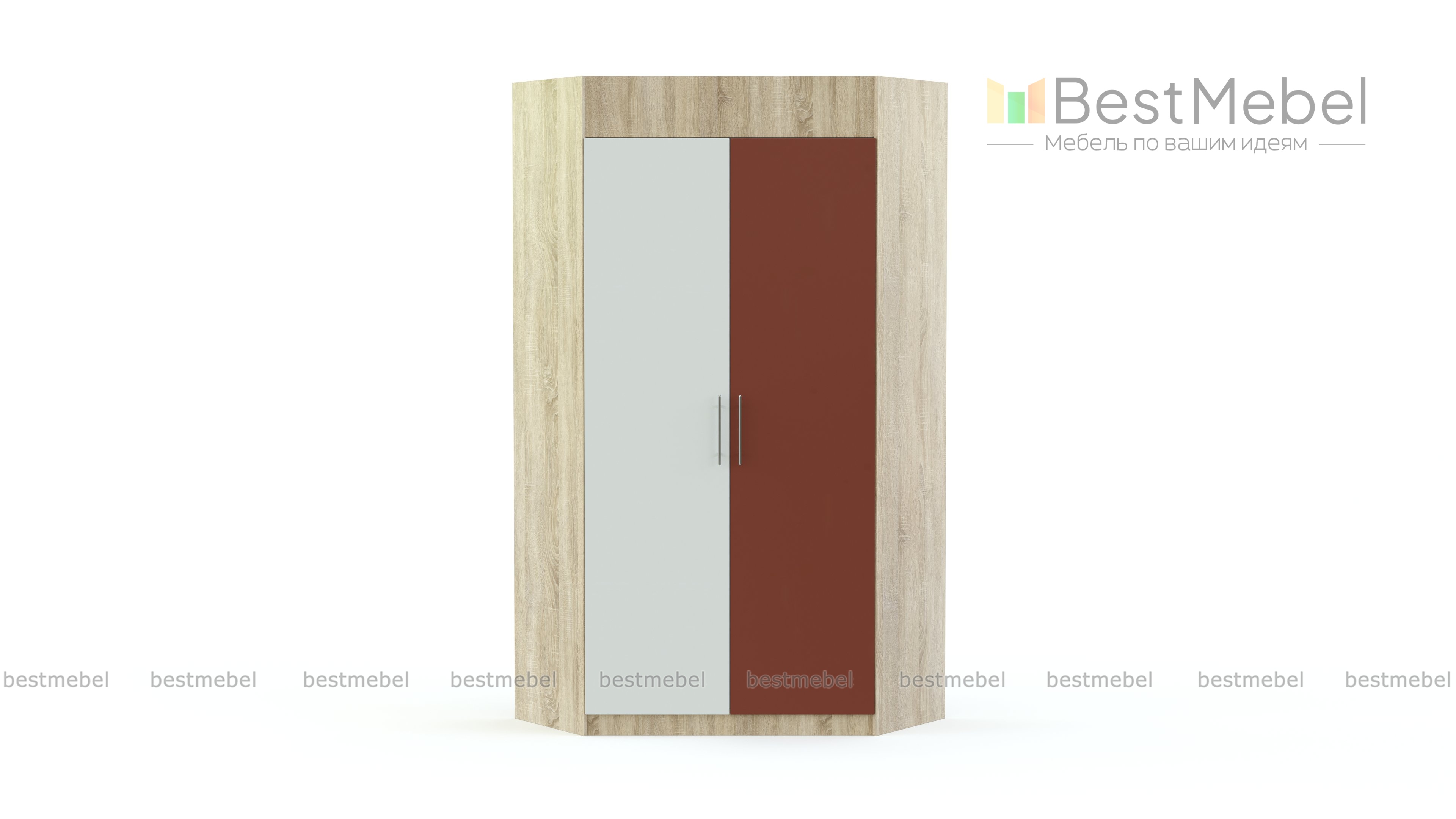 Шкаф угловой Пионер-МДФ La5 BMS