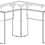 Чертеж Письменный угловой стол Сити 5.2 BMS