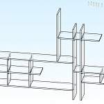 Схема сборки Полка навесная Элина 7 BMS