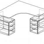 Чертеж Стол компьютерный Кассандра 5 BMS
