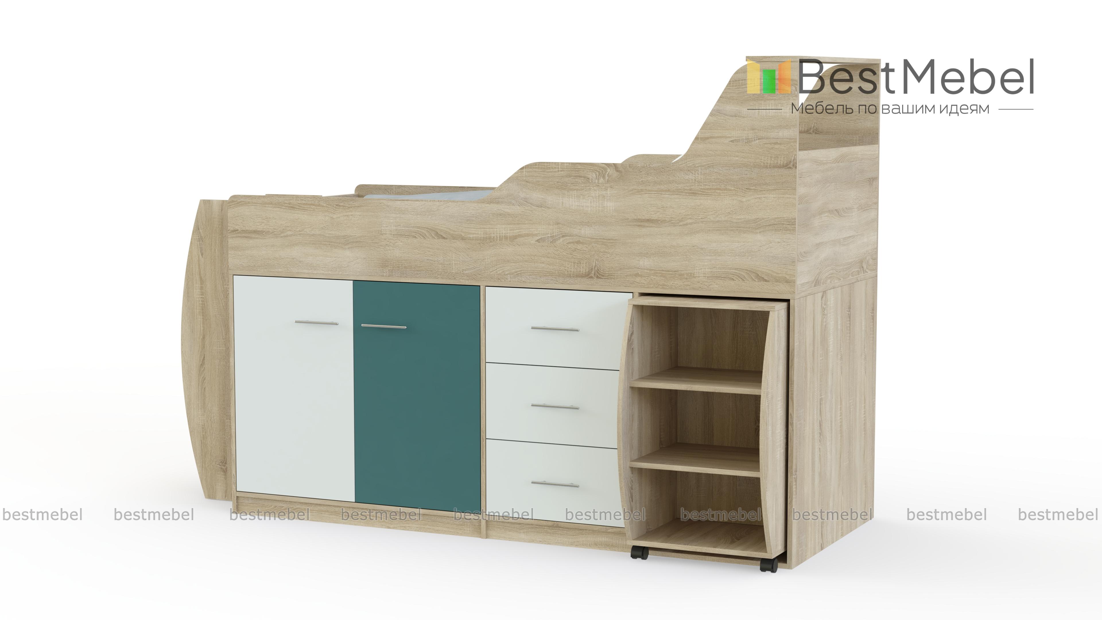 Кровать-чердак Минимакс BMS - Фото