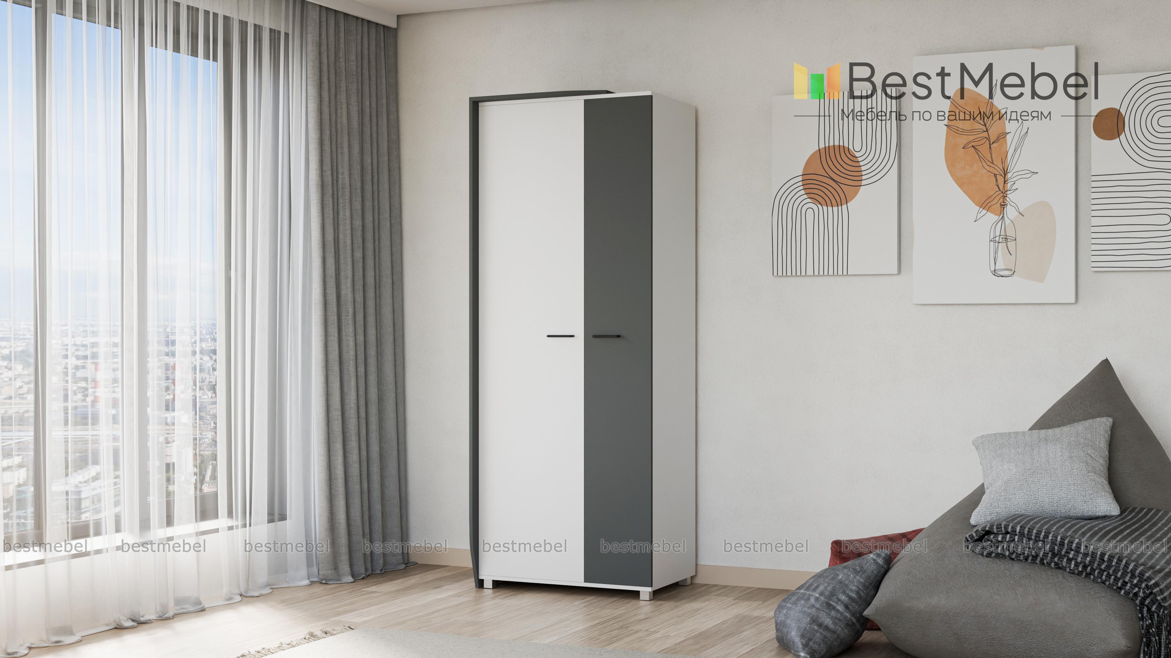 Шкаф 2-х дверный Атлантис BMS - Фото