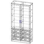 Шкаф книжный 2 №5