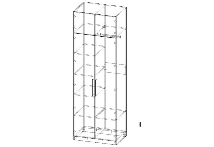 Распашной шкаф Вилета 5