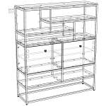 Схема сборки Стеллаж Бринго 3 BMS