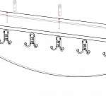 Чертеж Вешалка Гранат 1 BMS