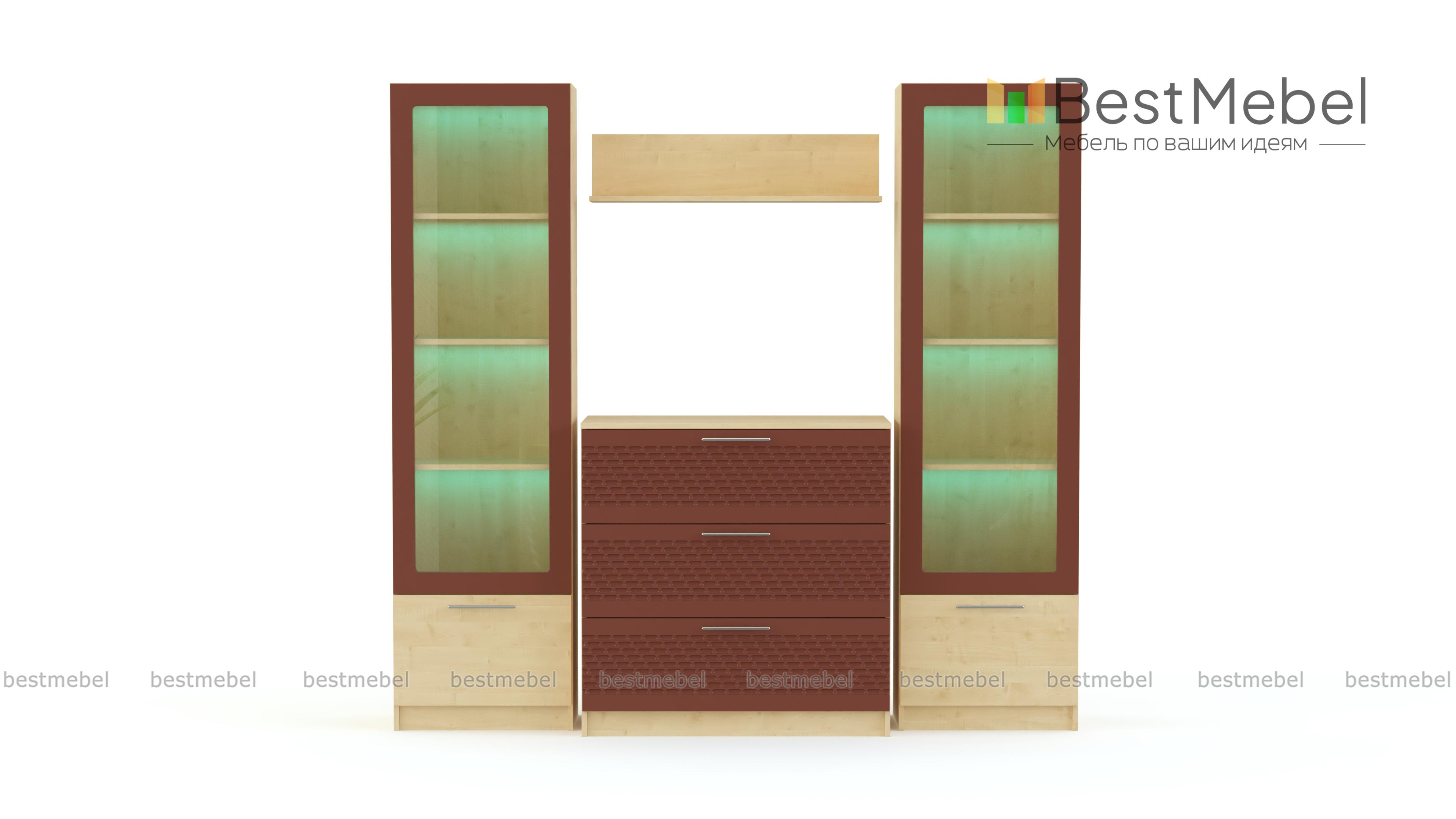 Стенка Блеск 40.1-3D BMS - Фото