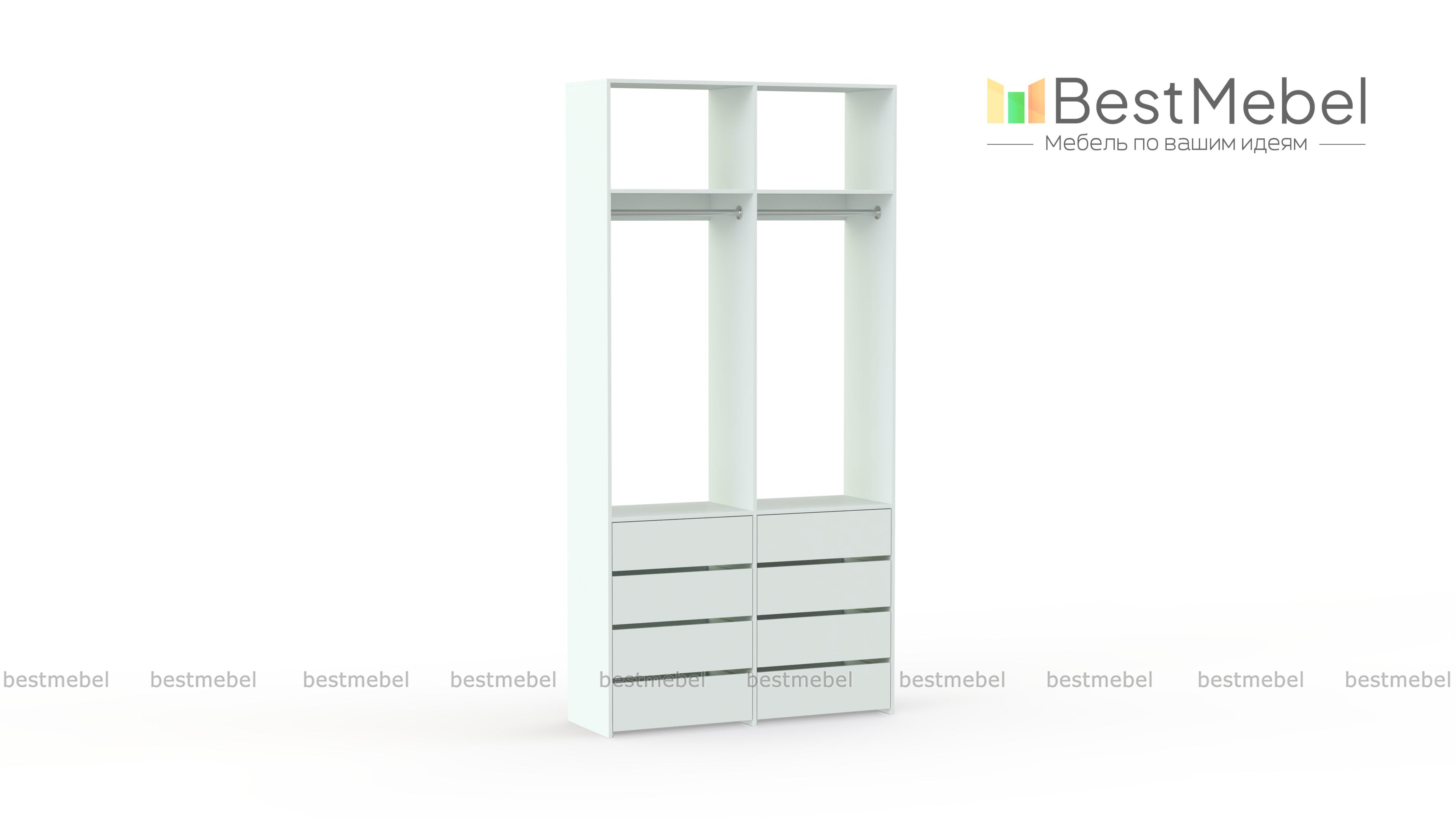 Стеллаж для одежды Мирта 44 BMS - Фото