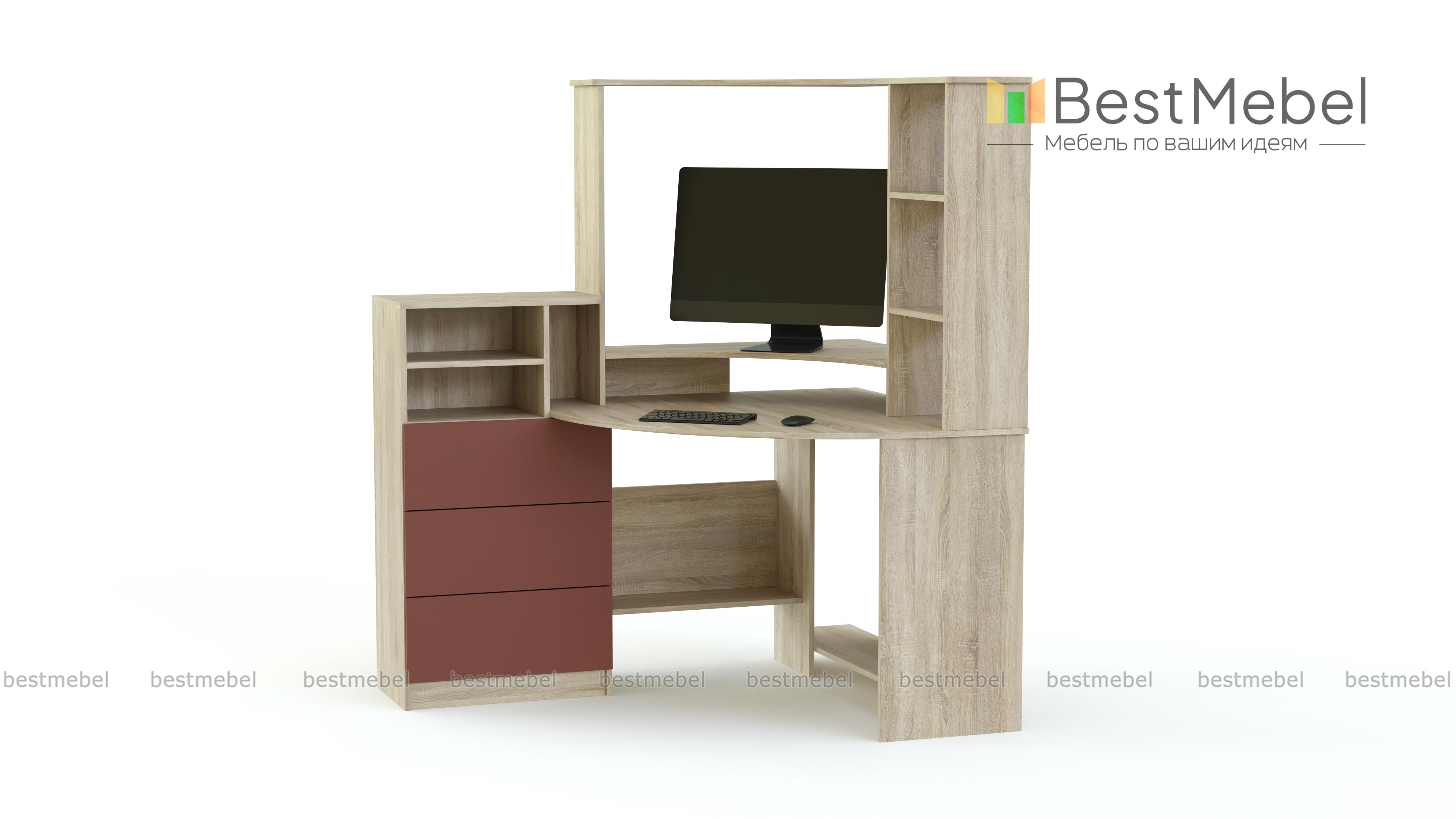 Стол компьютерный МБ-44.1 BMS - Фото