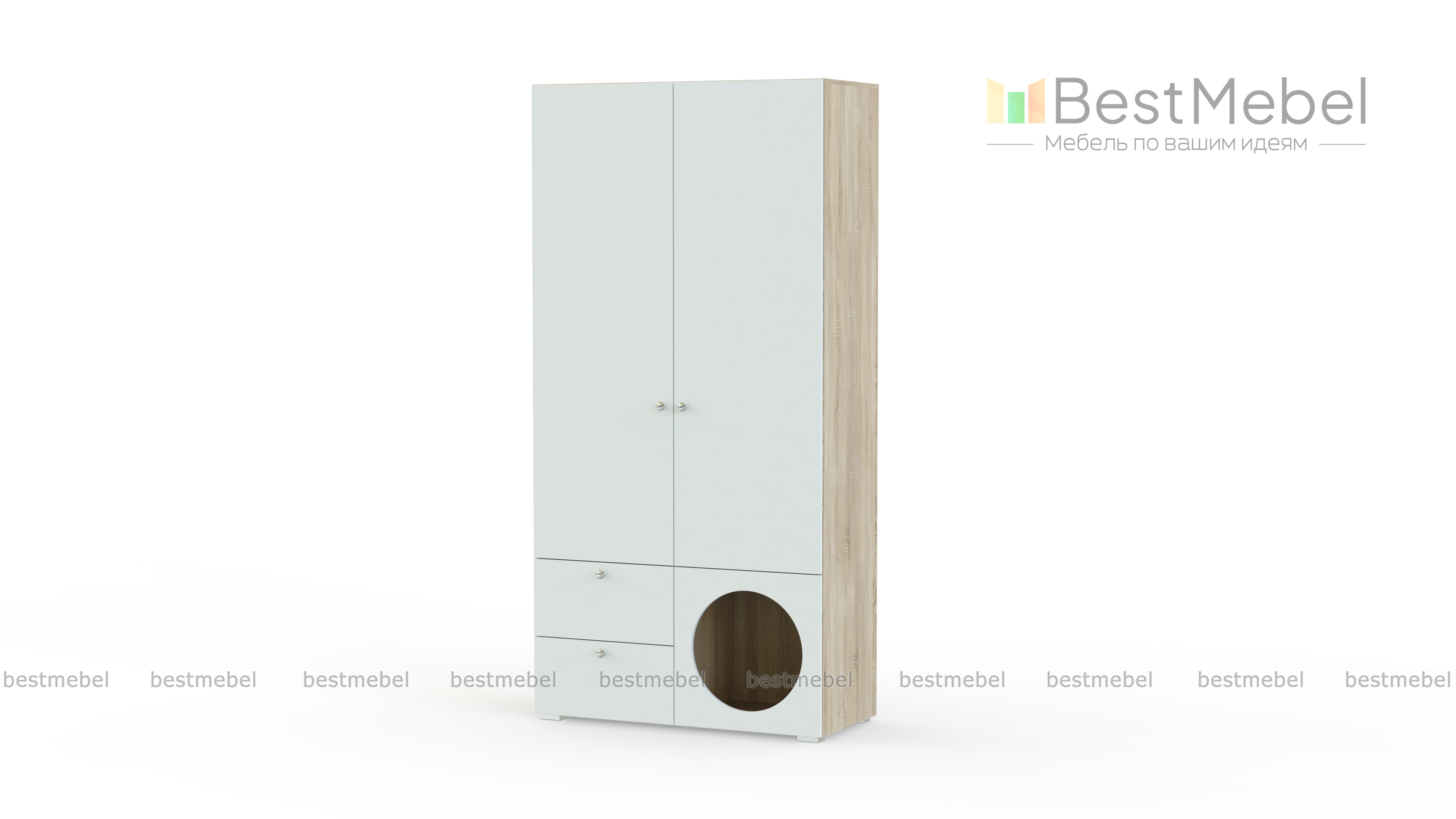 Шкаф распашной Авелин 1 BMS