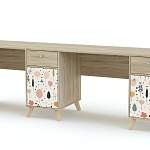 Письменный стол для двоих Эльза 2 BMS - Фото 7