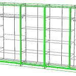Чертеж Шкаф-купе Виват 1 BMS