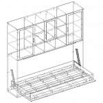 Схема сборки Шкаф-кровать трансформер Элия BMS