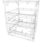 Прикроватная тумба Мальвина BMS