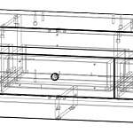 Чертеж Тумба под TV Cseno BMS