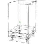 Шкаф нижний под духовку Лайт BMS