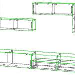Чертеж Стенка TV Domingo BMS